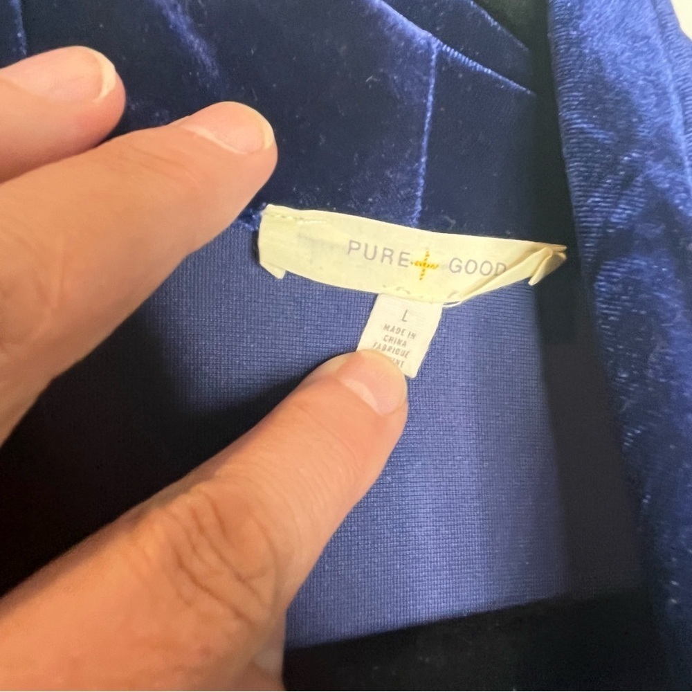 Pure + Good | Velvet Surplice Bodysuit - Picture 6 of 6